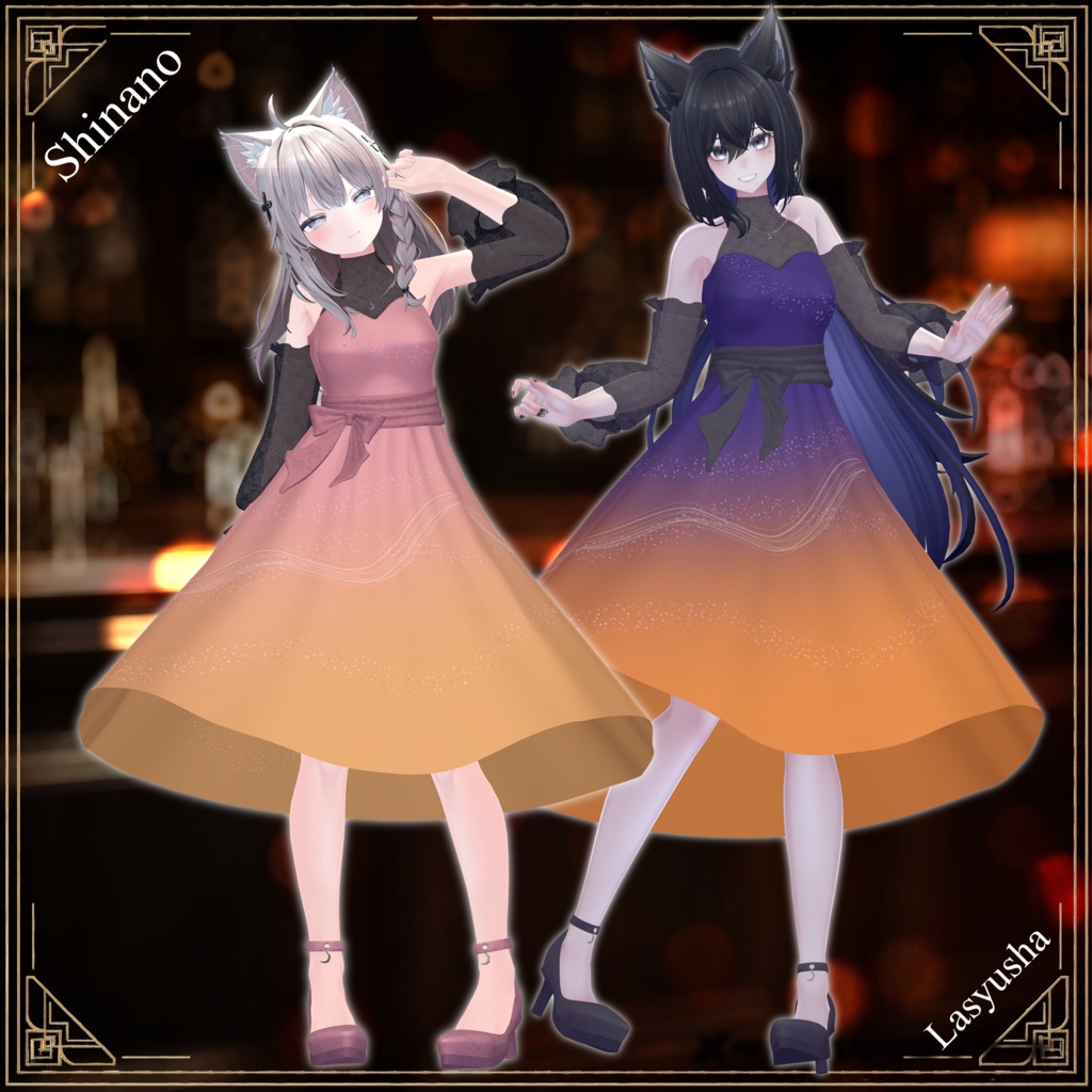 【✨期間限定セール中✨】女性アバター向け衣装『 MoonlitCocktail』 - By kg13 / CP59