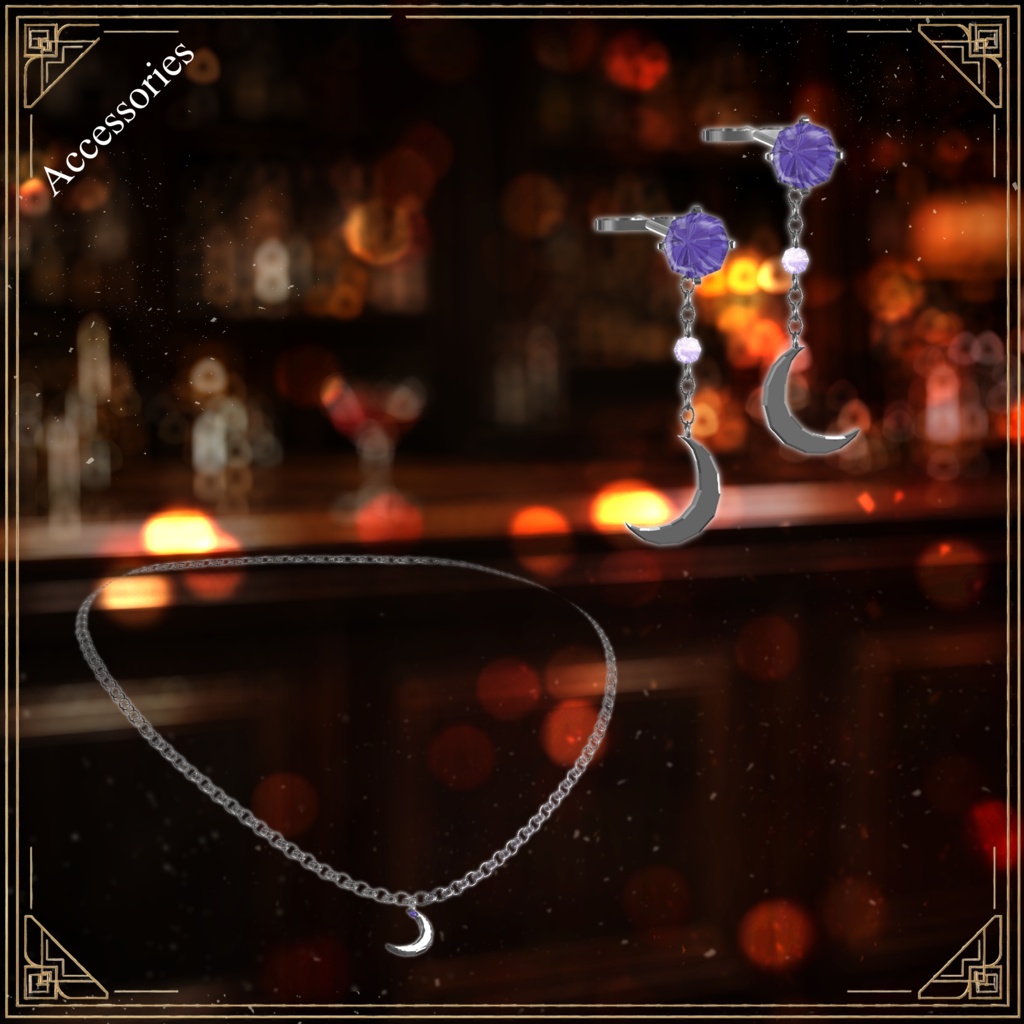 【✨期間限定セール中✨】女性アバター向け衣装『 MoonlitCocktail』 - By kg13 / CP59