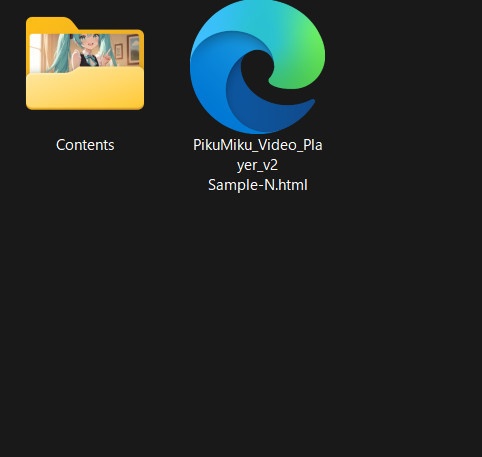 【無料サンプル】PikuMiku Video Player💕 ver-2