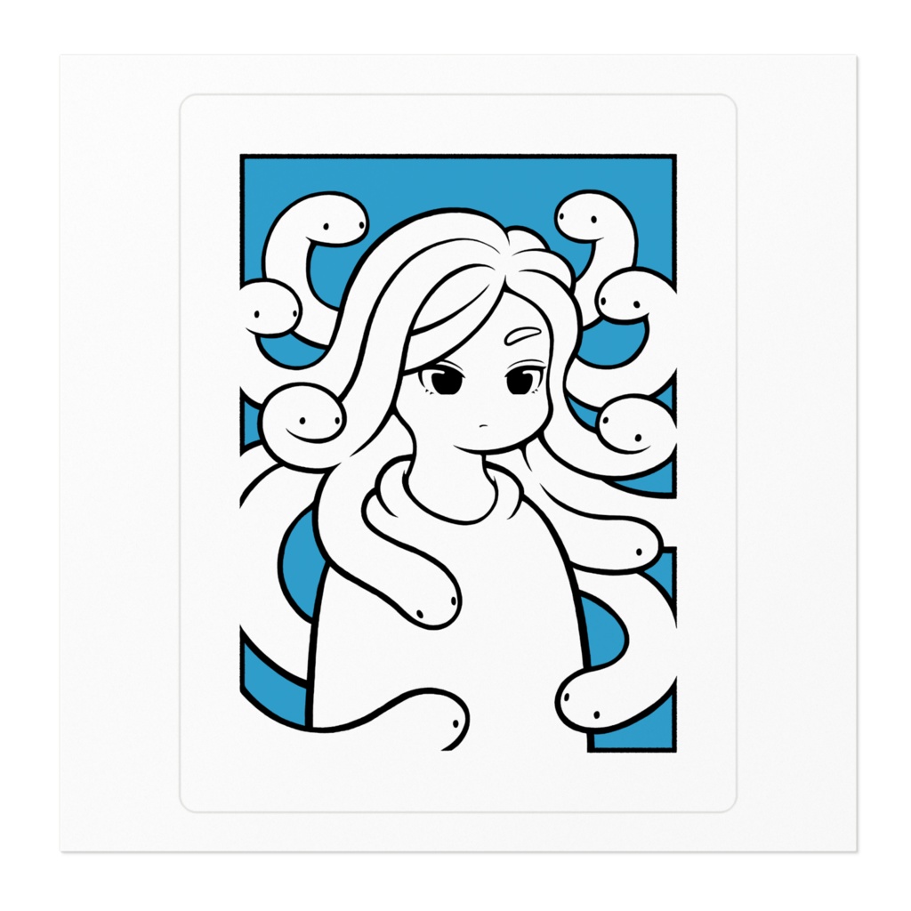 へびステッカー