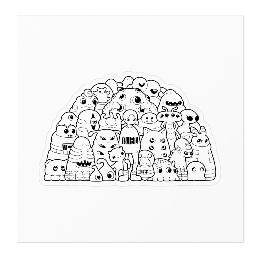 地球観光 ステッカー