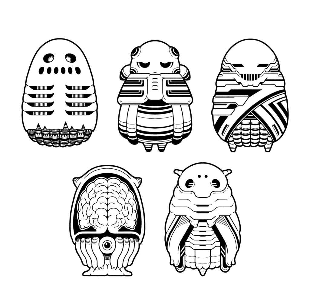 LITTLE ALIENS トートバッグ