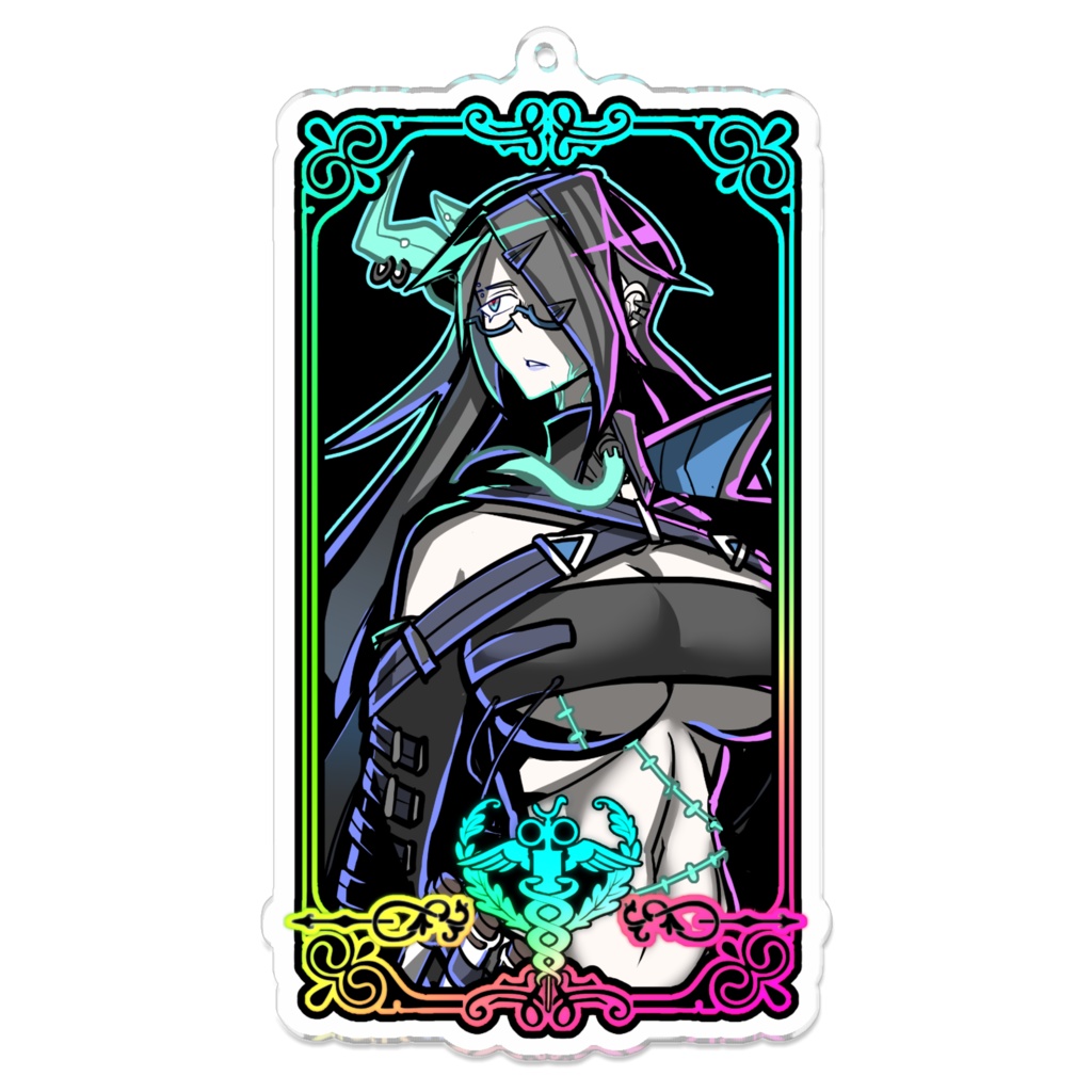 県境なき墓石教団アクリルキーホルダー　【タケダ