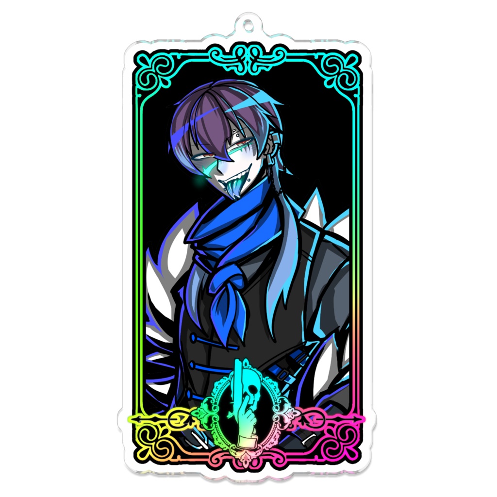 県境なき墓石教団アクリルキーホルダー　【秋山】