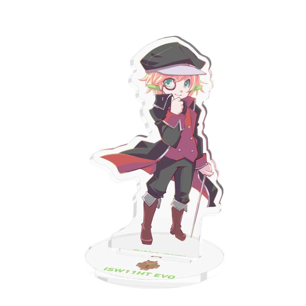 ISW11HT EVO 擬人化アクリルフィギュア
