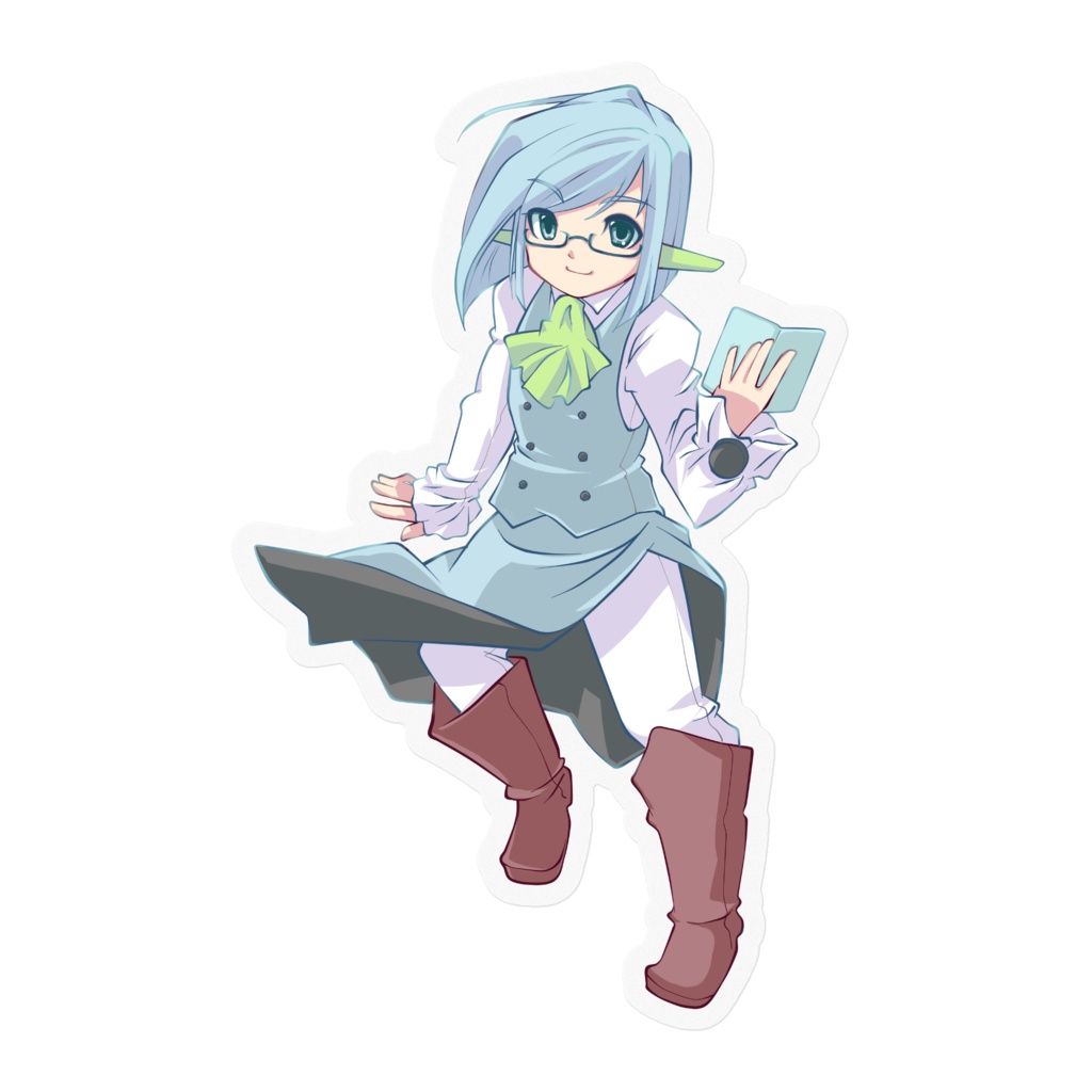 IS01 擬人化ステッカー