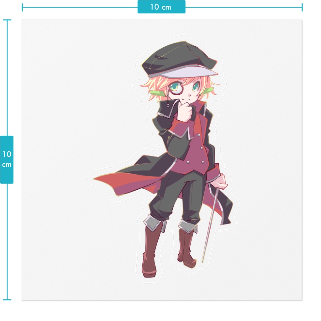 ISW11HT EVO 擬人化ステッカー