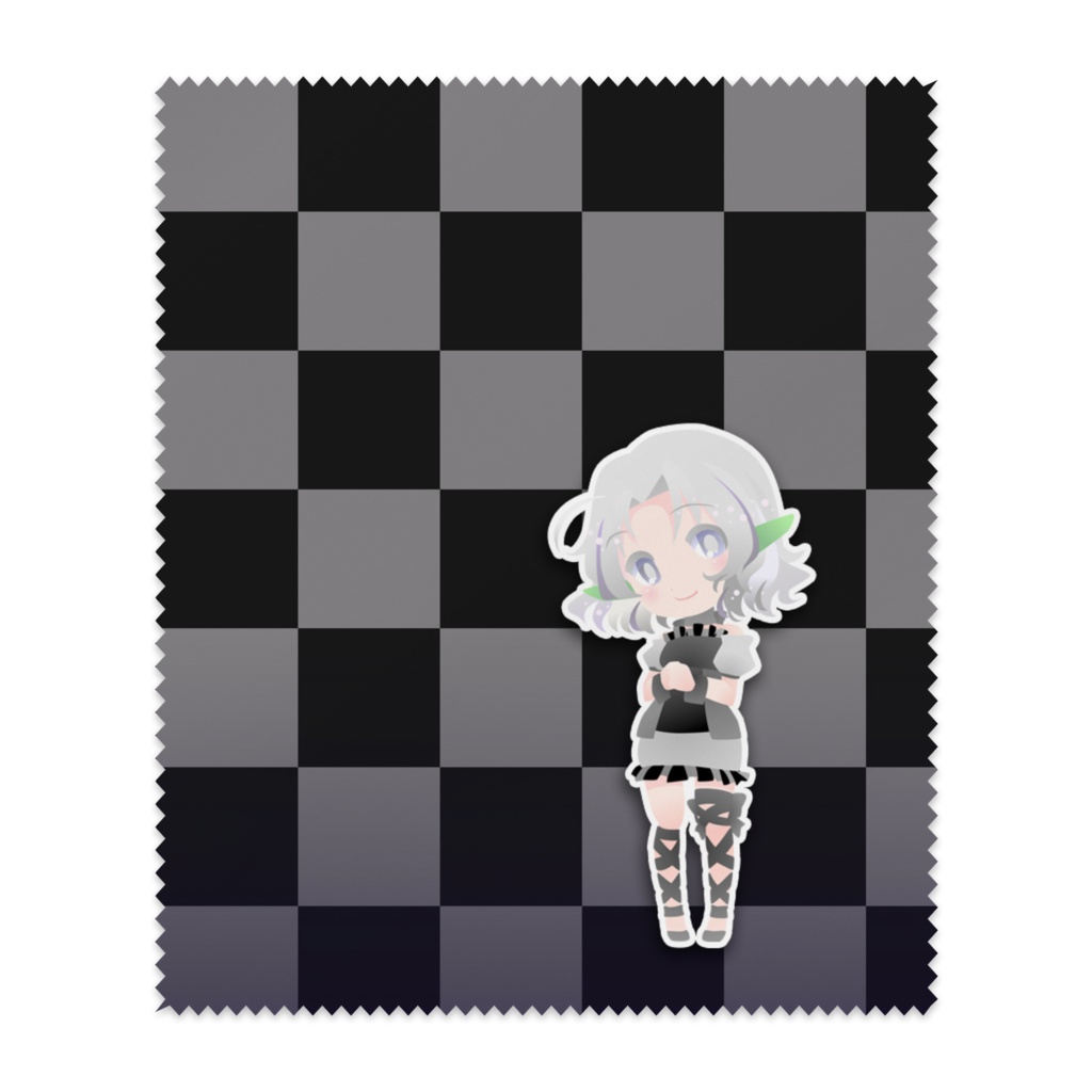 INFOBAR擬人化【KURO】マイクロファイバークロス