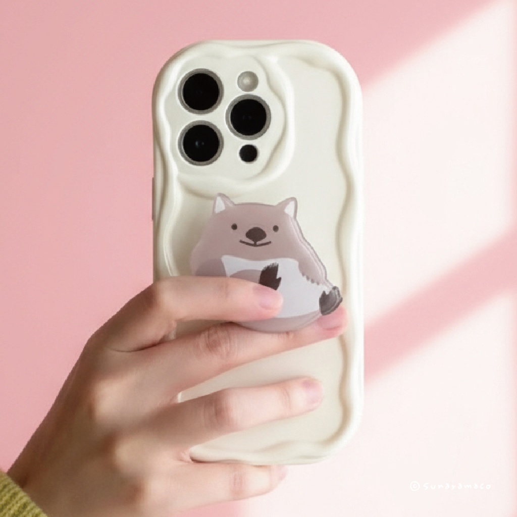 スマホグリップ（ウォンバット）