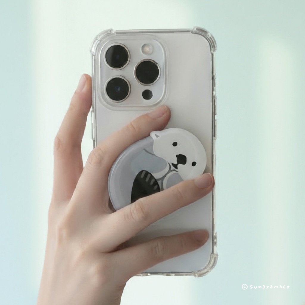 スマホグリップ（ラッコ）