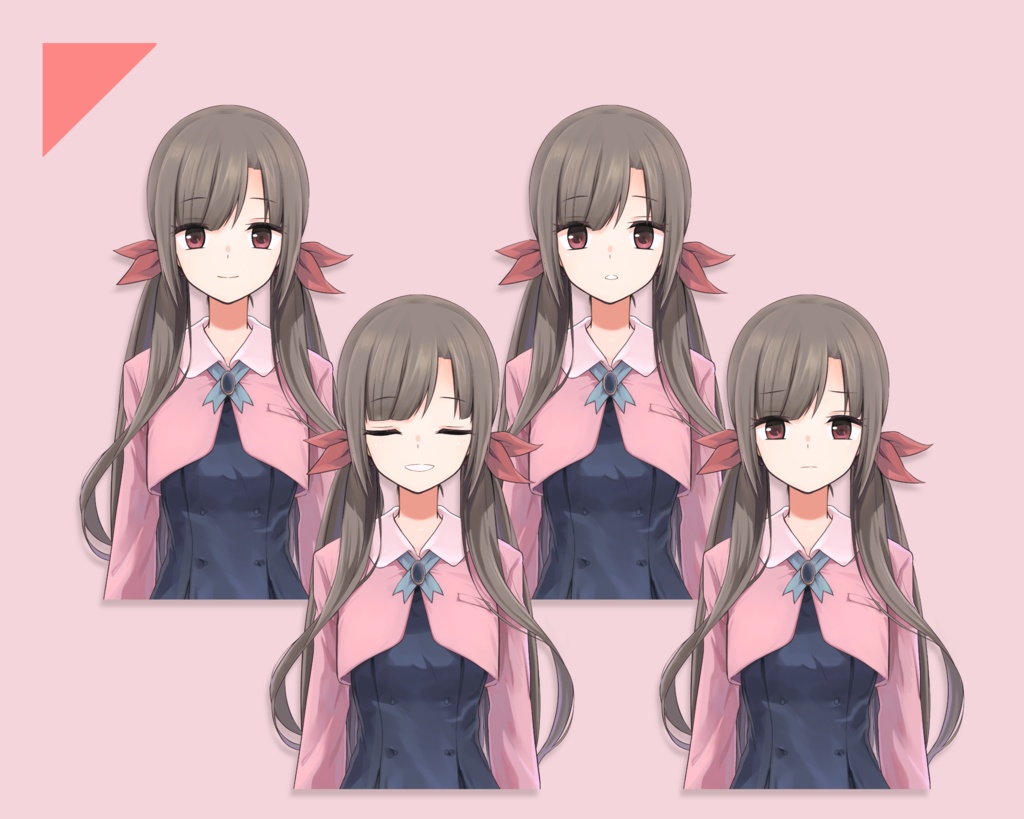 【フリー】立ち絵素材_女子高生