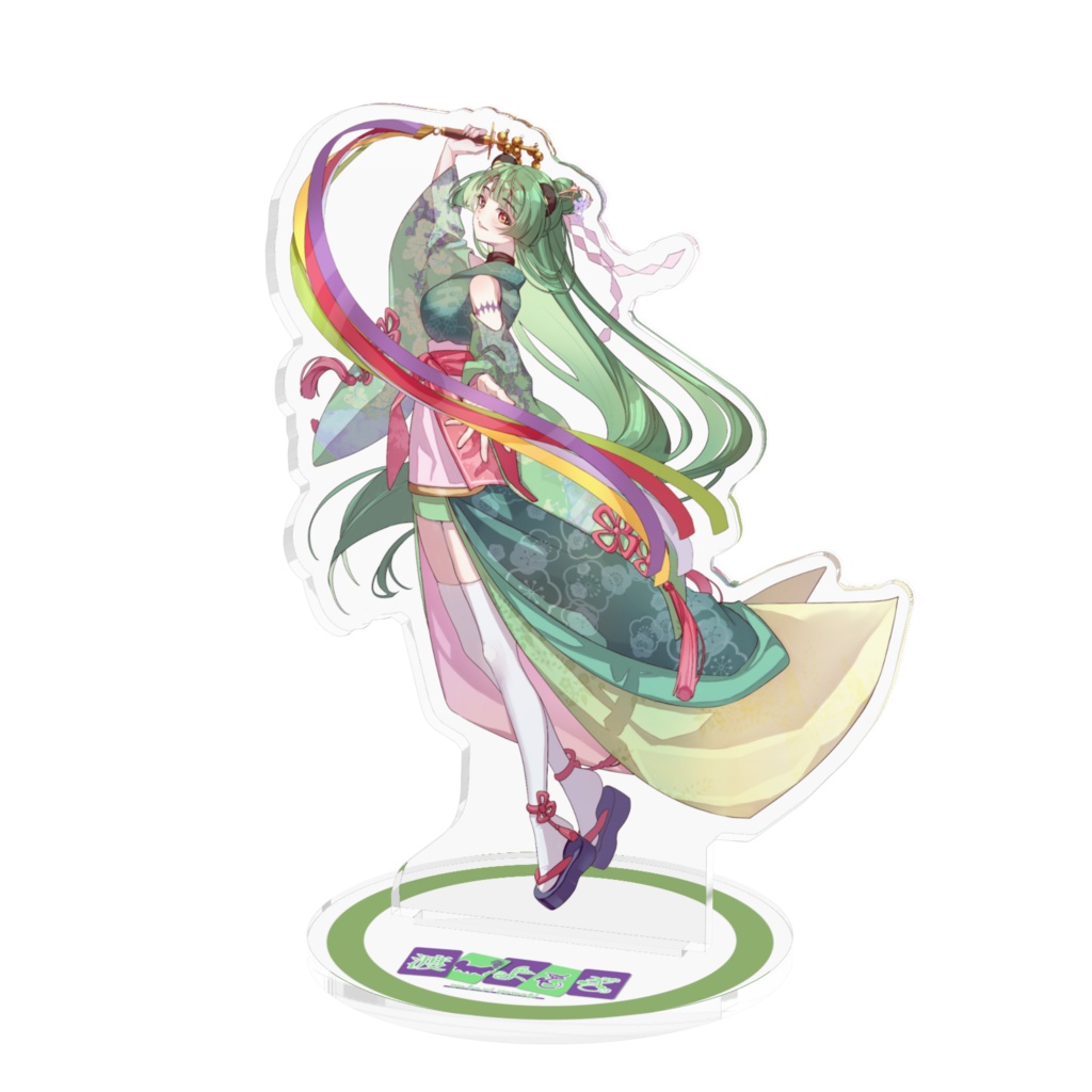 渡狸よもぎ キービジュアルアクスタ 100mm
