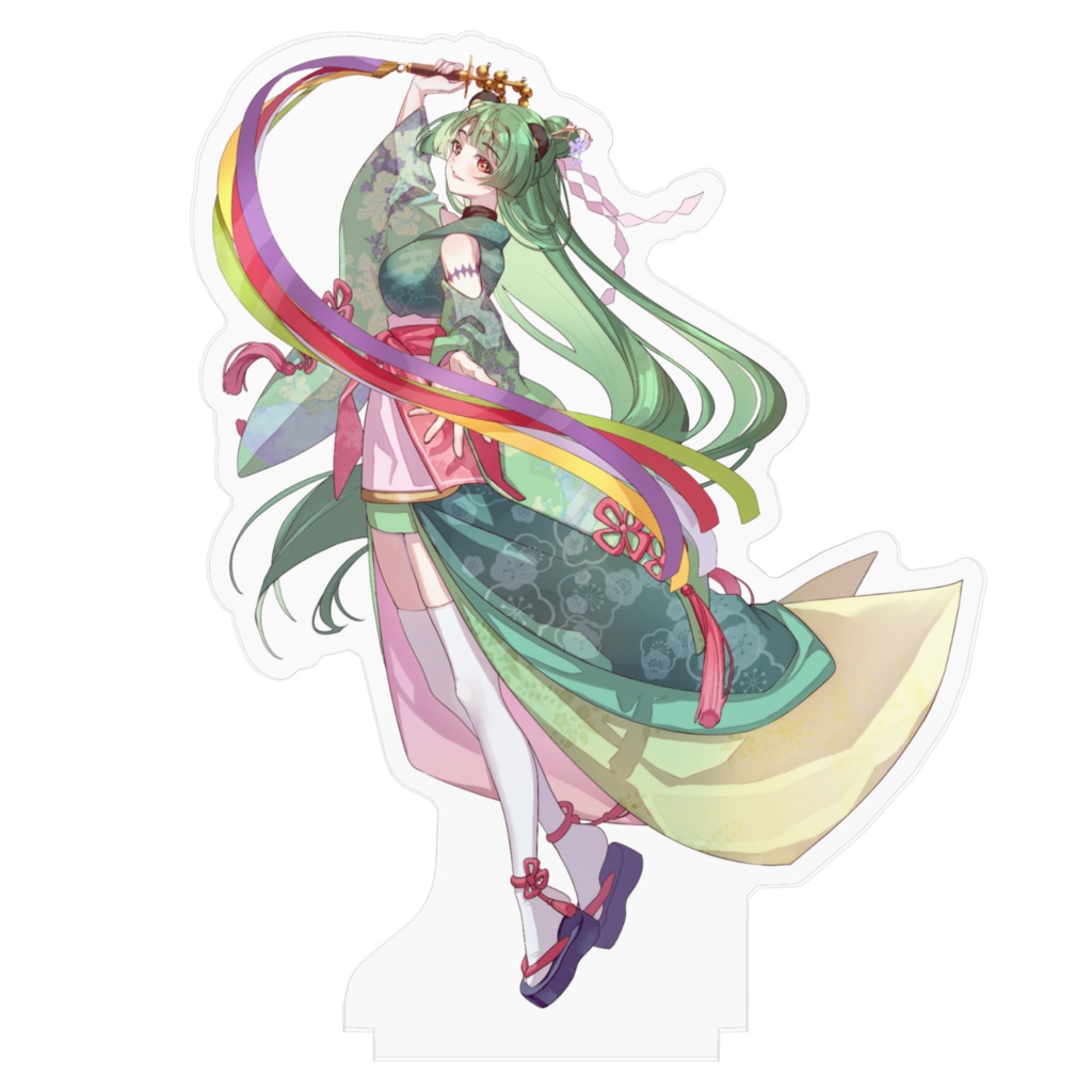 渡狸よもぎ キービジュアルアクスタ 100mm