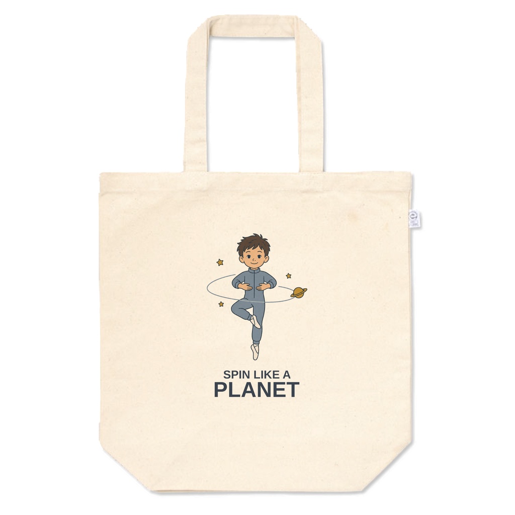 SPIN LIKE A PLANET｜宇宙とバレエ 男の子のレッスンバッグ（トートM）