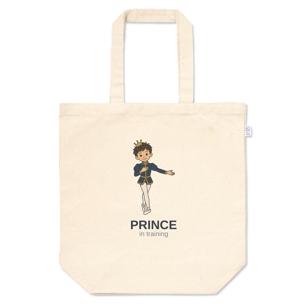 PRINCE in training｜王子さま修行中 男の子のバレエ レッスンバッグ（トートM）