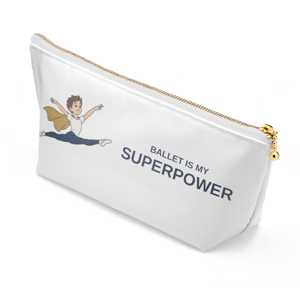 BALLET IS MY SUPERPOWER｜バレエはぼくの超能力 男の子のポーチ