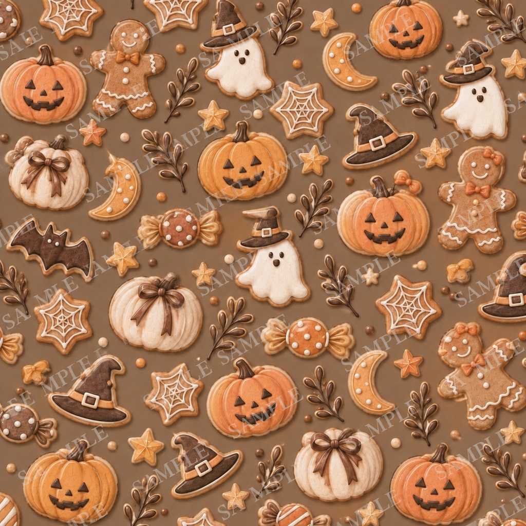 ハロウィン デジタルペーパー 6枚セット