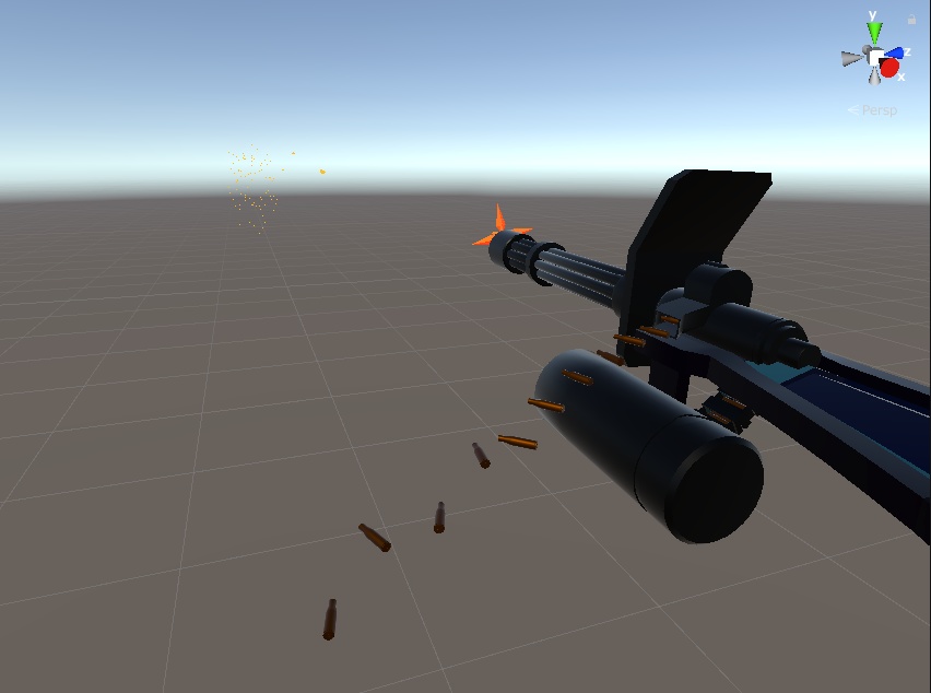 グフカスタムが持ってるガトリング付きの盾みたいなやつ