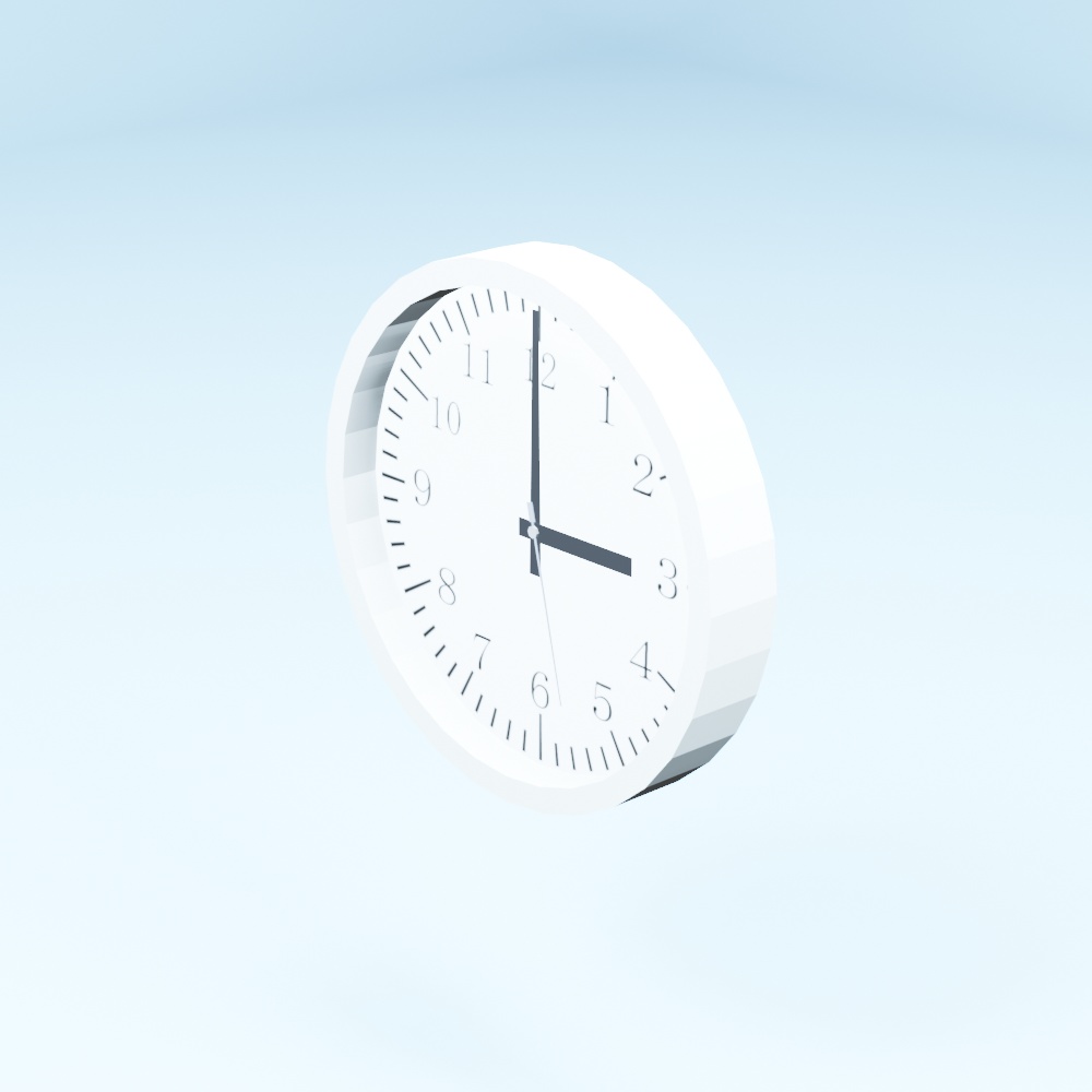 [3DCG] 時計