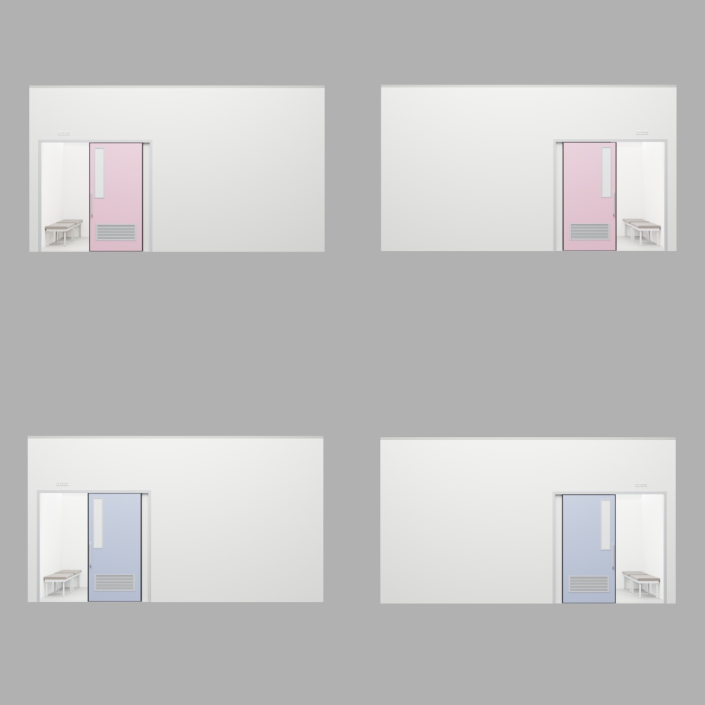 【3DCG】更衣室2