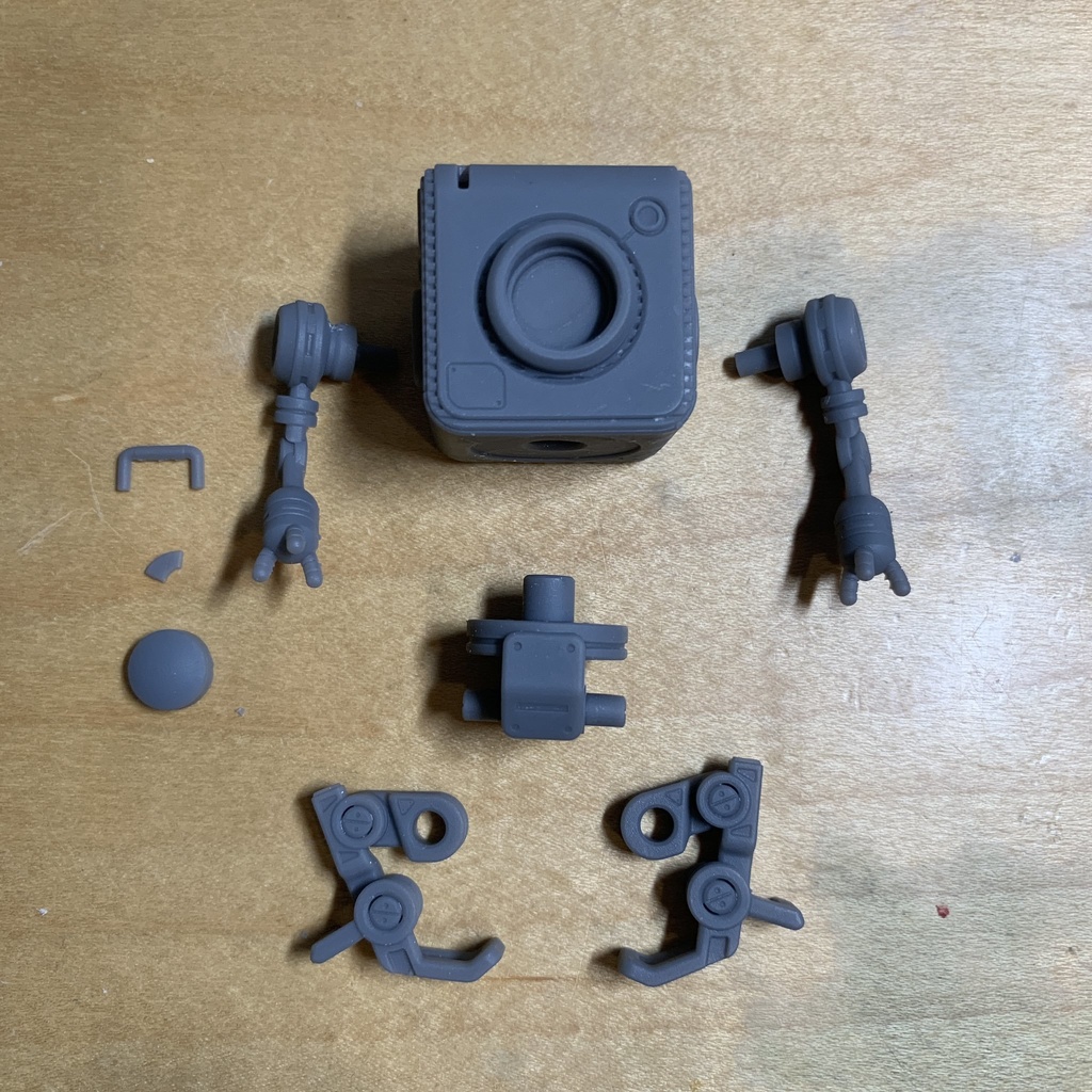 HAKOROBO CUBOT/HAKOROBOセット (ボディ2種) 3Dプリントガレージキット