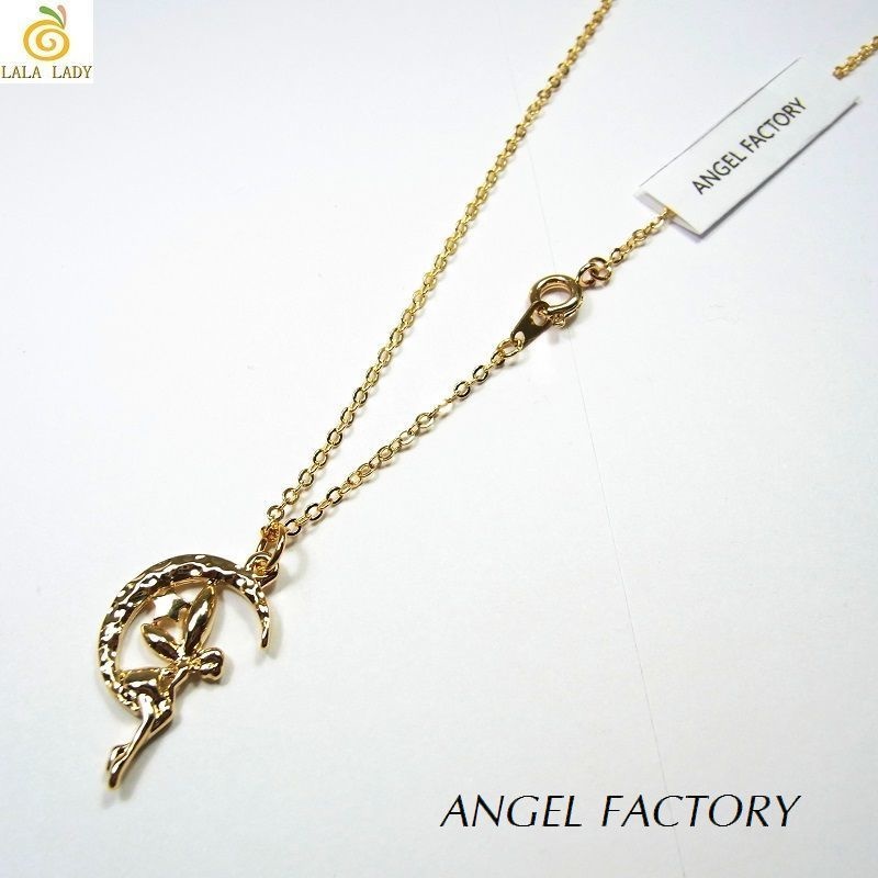 ネックレス 可愛い妖精のモチーフ ANGEL FACTOR◆lalalady-143