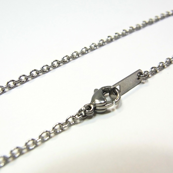 天然石 パワーストーン ステンレスネックレス 恋愛運 ローズクォーツ◆lalalady