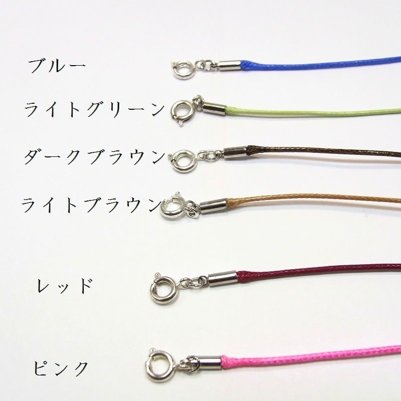 ネックレス New Simple WAXコード 1mm幅 6カラー ANGEL FACTOR◆SL-1158