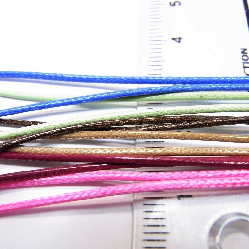 ネックレス New Simple WAXコード 1mm幅 6カラー ANGEL FACTOR◆SL-1158