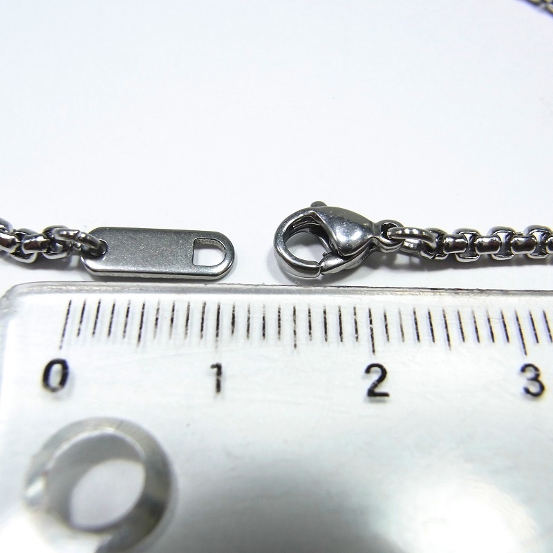 ブレスレット ステンレス製 2mm幅 ベネチアンチェーン◆lalalady-151