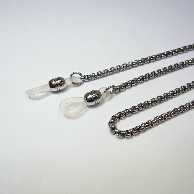 ステンレス製ベネチアン メガネチェーン◆lalalady-184