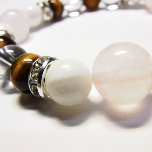 天然石 パワーストーン ブレスレット◆Pixie フォーチュン ピンク◆lalalady-28