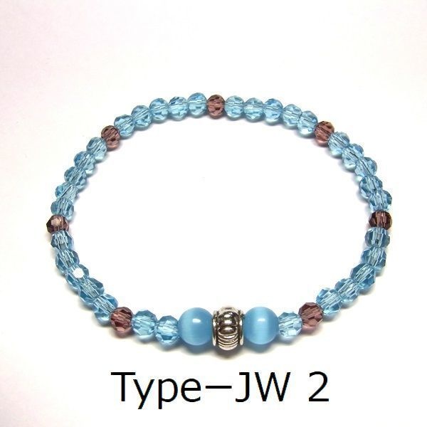 クリスタルガラスビーズ ブレスレット◆Pixie クリスタルラブ◆lalalady-67