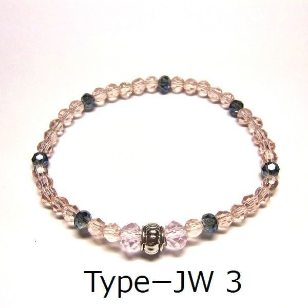 クリスタルガラスビーズ ブレスレット◆Pixie クリスタルラブ◆lalalady-67