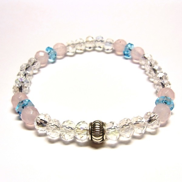 ビーズ&天然石 パワーストーン ブレスレット◆Pixie キャンディー◆lalalady-61