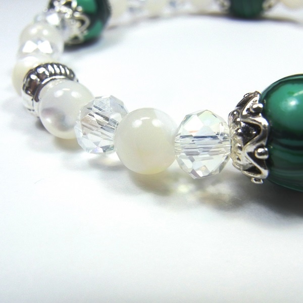 天然石 パワーストーン ブレスレット◆Pixie グリーンヘブン◆lalalady-84