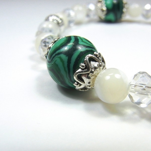 天然石 パワーストーン ブレスレット◆Pixie グリーンヘブン◆lalalady-84