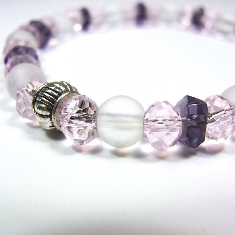 天然石 パワーストーン ブレスレット◆Pixie Ver.R クリスタル◆lalalady-93