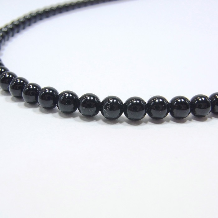 天然石 パワーストーン◆仕事・勝負運◆Pixie ハートネックレス オニキス◆lalalady-102