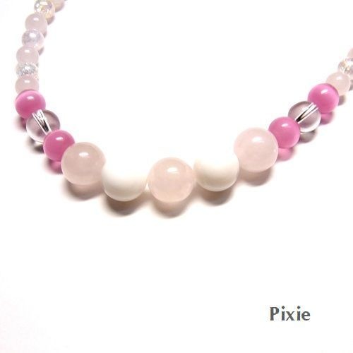 天然石 パワーストーン ネックレス&ブレスレット◆恋愛・全体運他◆エンジェル◆lalalady-60