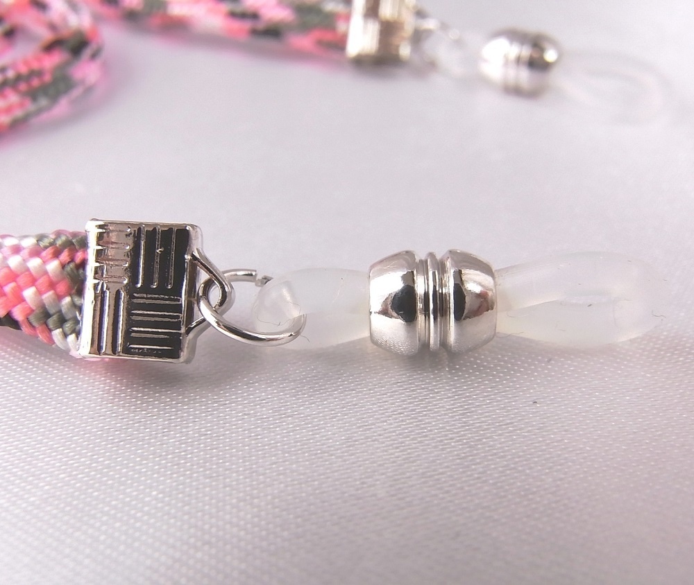 メガネチェーン グラスコード ROTHCO パラコード 3.5mm ピンクカモ ANGEL FACTORY lalalady-240