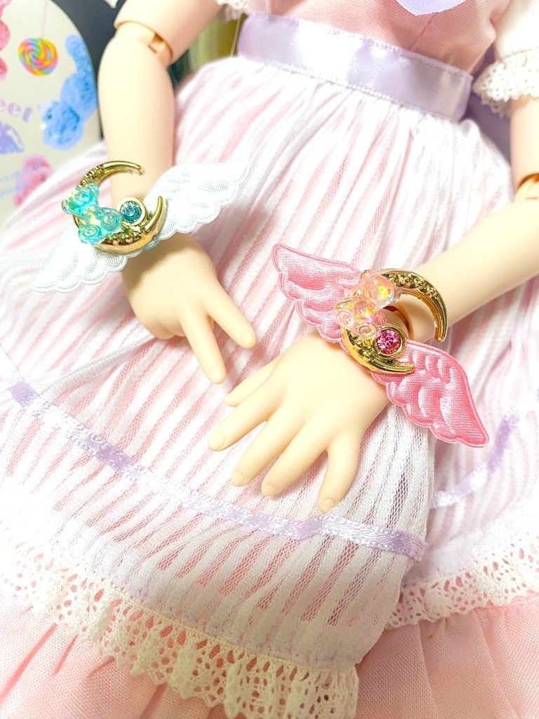 ゆめかわ♡テディベアのブレスレット