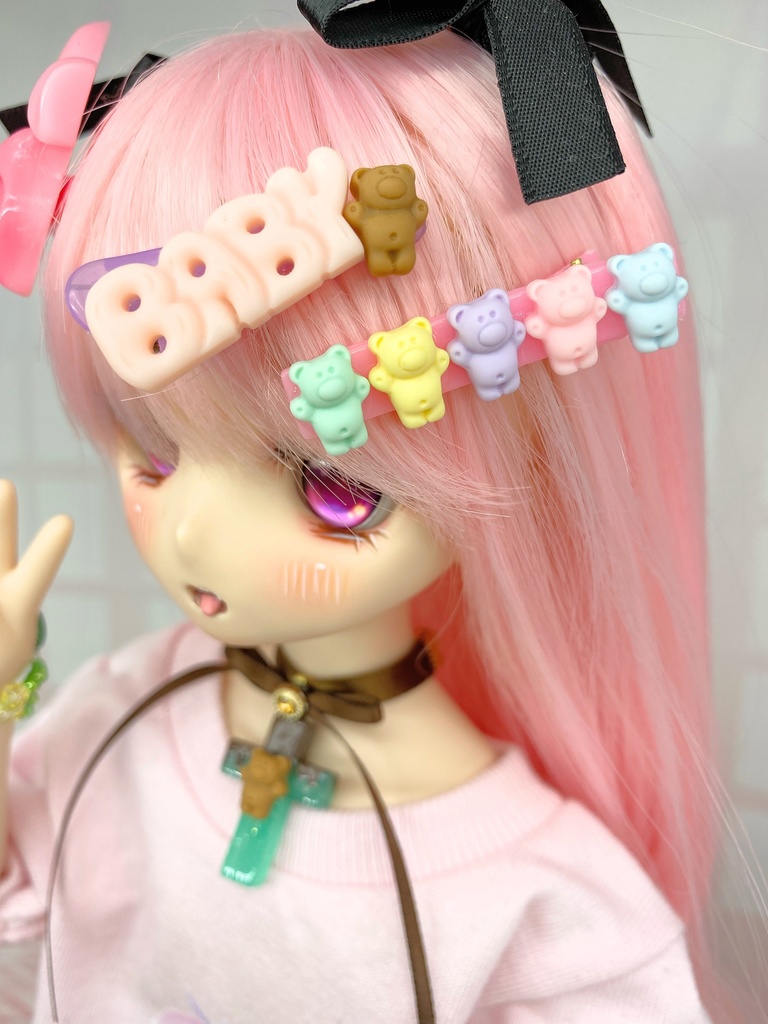 訳あり⭐︎くまくまくまくまくま!ヘアクリップ