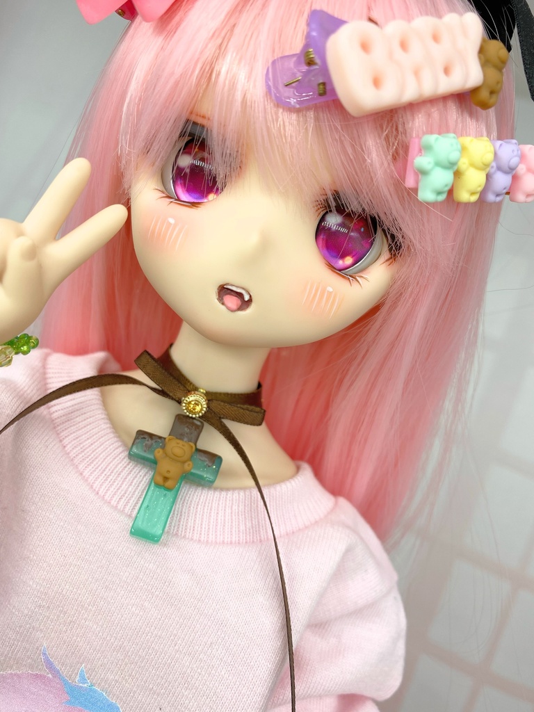 訳あり⭐︎くまくまくまくまくま!ヘアクリップ