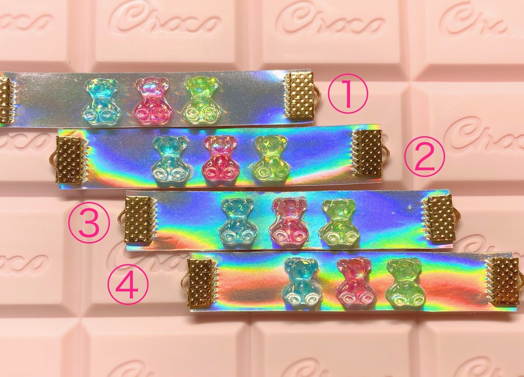 ギラギラくまチョーカー今回分訳ありのみ