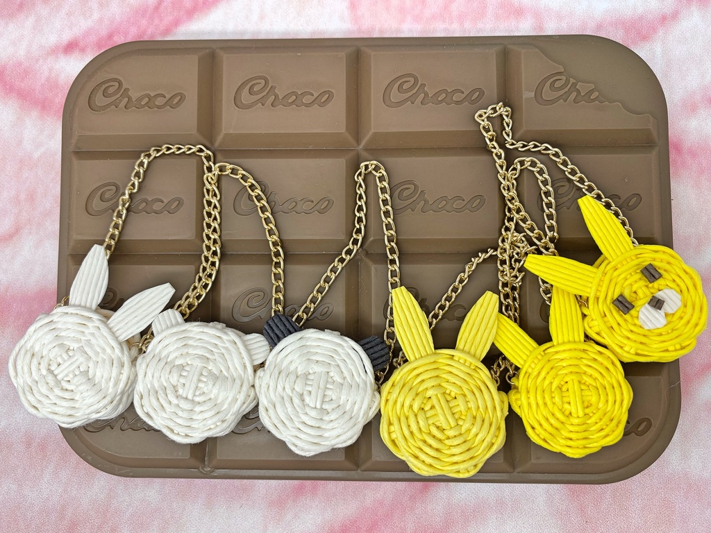 編みかごポシェットS ①