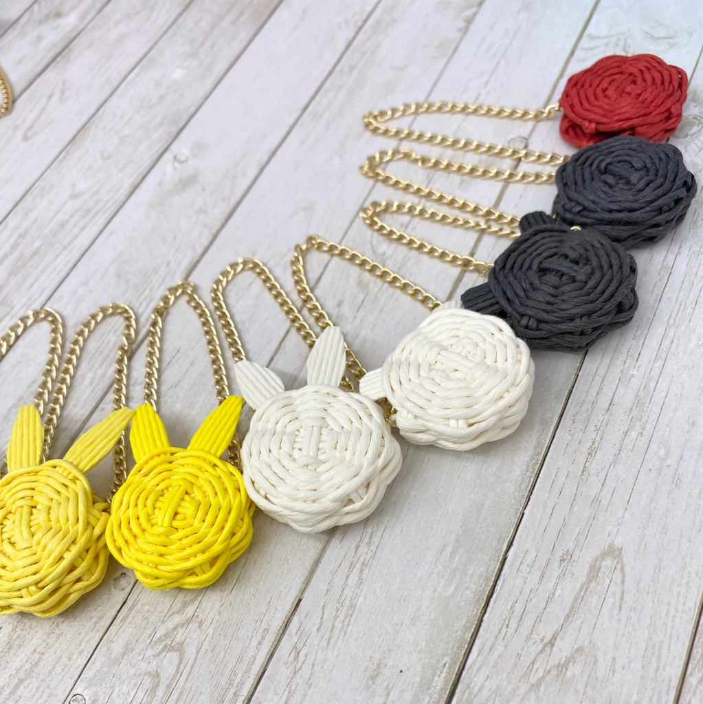 編みかごポシェットS ②