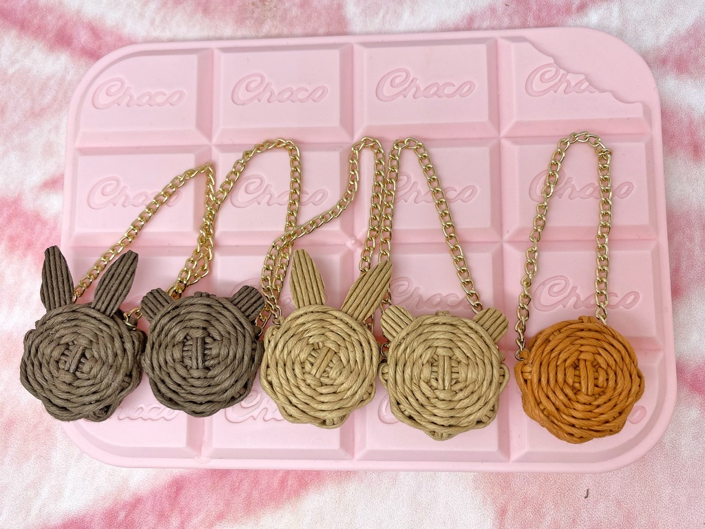 編みかごポシェットS ②