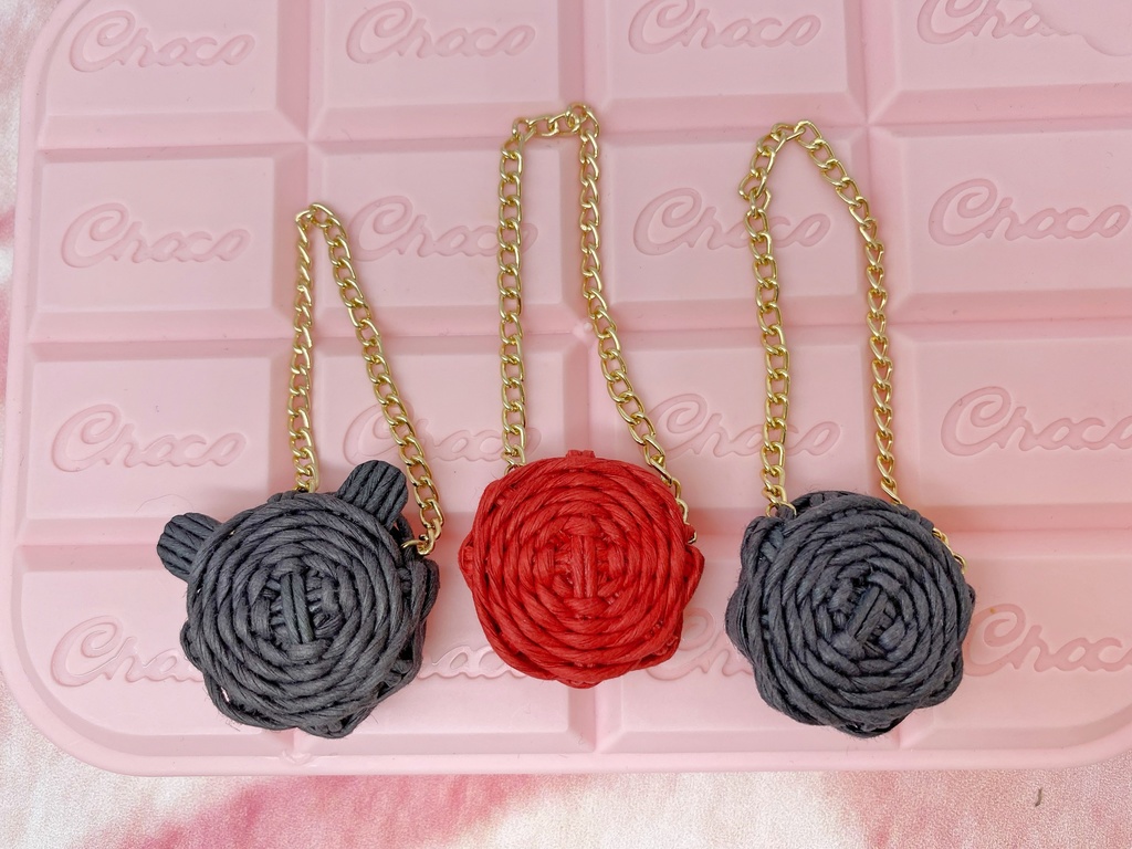 編みかごポシェットS ②