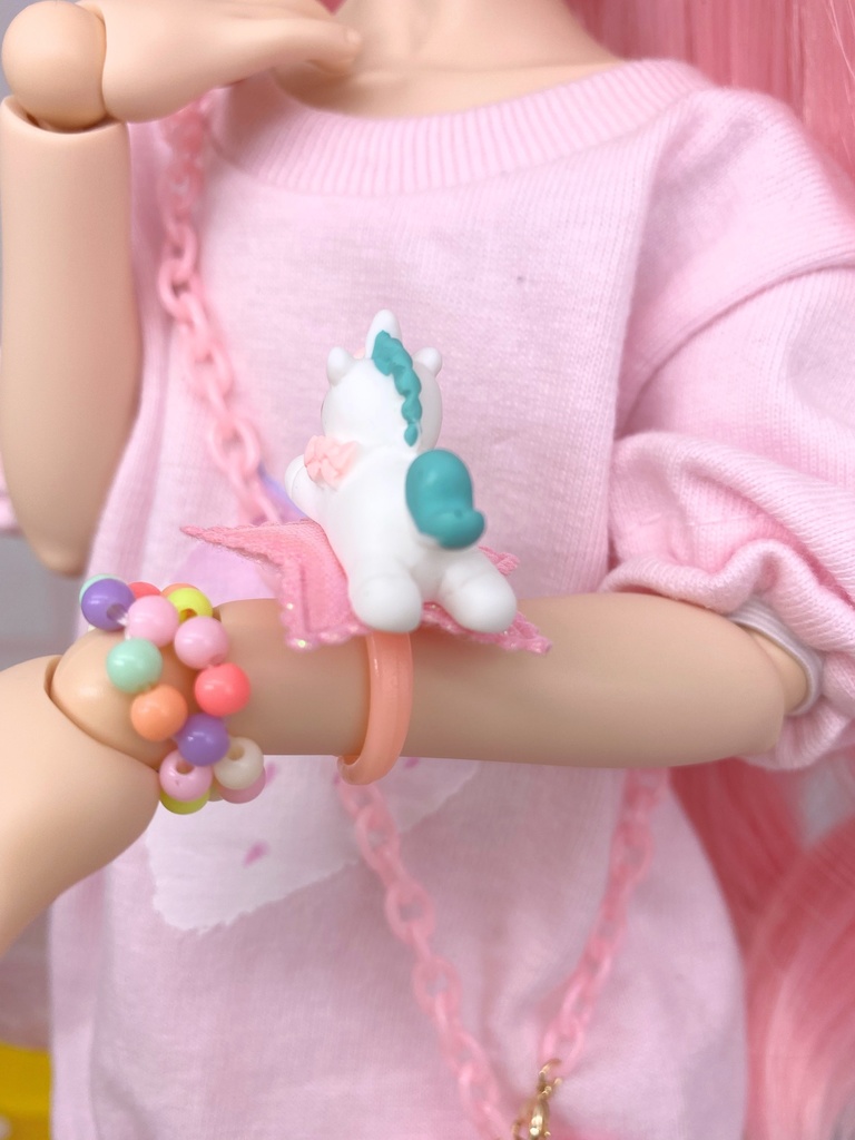 【新色追加】ゆめかわユニコーンのブレスレット